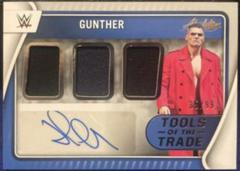 Gunther Wrestling Cards 2022 Panini Chronicles WWE Absolute Tools of the Trade Signatures Prices
