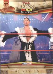AJ Styles #39 Wrestling Cards 2010 TriStar TNA Icons Prices