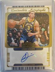 Chris Duarte [Gold] #CA-CDT Basketball Cards 2022 Panini Contenders Autographs Prices