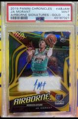 Ja Morant [Gold] Basketball Cards 2019 Panini Chronicles Airborne Signatures Prices