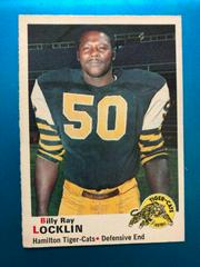 Billy Ray Locklin Football Cards 1970 O Pee Chee CFL Prices