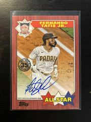 Fernando Tatis Jr. [Red] #87BA-FTJ Baseball Cards 2022 Topps 1987 Autographs Prices