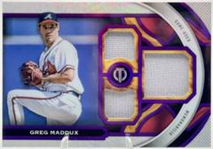 Greg Maddux [Purple] #TR-GM Baseball Cards 2023 Topps Tribute Triple Relics Prices