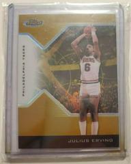 Julius Erving [Gold Refractor] Basketball Cards 2004 Finest Prices