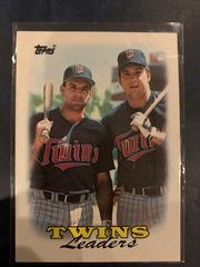 Twins Leaders [G. Gaetti, K. Hrbek] Baseball Cards 1988 Topps Prices