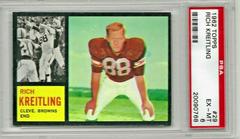 Rich Kreitling Football Cards 1962 Topps Prices