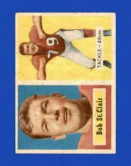 Bob St. Clair #18 Football Cards 1957 Topps Prices
