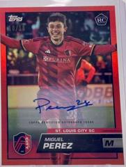 Miguel Perez [Autograph Red] #102 Soccer Cards 2023 Topps MLS Prices