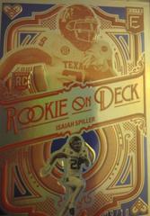 Isaiah Spiller [Blue] Football Cards 2022 Panini Donruss Elite Rookie on Deck Prices