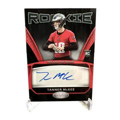 Tanner McKee [Red Etch] #RS-30 Football Cards 2023 Panini Certified Rookie Signatures Prices