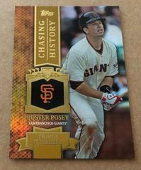 Buster Posey #CH-71 Baseball Cards 2013 Topps Chasing History Prices