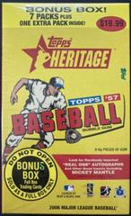 Blaster Box Baseball Cards 2006 Topps Heritage Prices