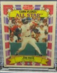 Jim Rice #8/10 Baseball Cards 1992 Kellogg's Prices