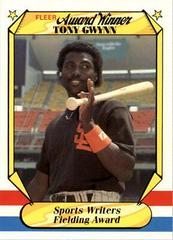 Tony Gwynn #19 Baseball Cards 1987 Fleer Award Winners Prices