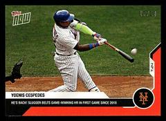 Yoenis Cespedes [Red] #7 Baseball Cards 2020 Topps Now Prices