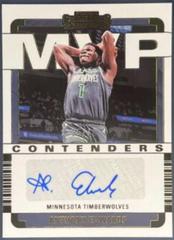Anthony Edwards [Gold] #MVP-AEW Basketball Cards 2022 Panini Contenders MVP Autographs Prices