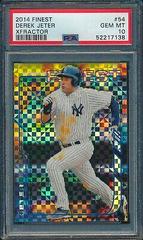 Derek Jeter [Xfractor] Baseball Cards 2014 Finest Prices
