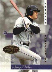 Larry Walker #77 Baseball Cards 1996 Leaf Signature Prices