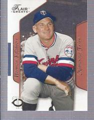 Harmon Killebrew #3 Baseball Cards 2003 Flair Greats Prices