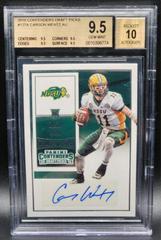 Carson Wentz [White Jersey Autograph Playoff Ticket] #127 Football Cards 2016 Panini Contenders Draft Picks Prices