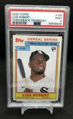 Luis Robert #199 Baseball Cards 2020 Topps Throwback Thursday Prices