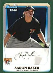 Aaron Baker [Green] #BP39 Baseball Cards 2011 Bowman Prospects Prices
