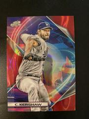 Clayton Kershaw [Red] Baseball Cards 2022 Topps Chrome Prices