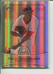 Felix Doubront [Refractor] #3 Baseball Cards 2010 Bowman Platinum Prices