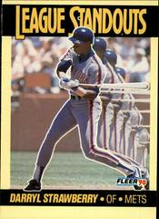 Darryl Strawberry Baseball Cards 1990 Fleer League Standouts Prices