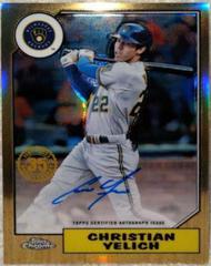 Christian Yelich #87BA-CY Baseball Cards 2022 Topps Chrome 1987 Autographs Prices