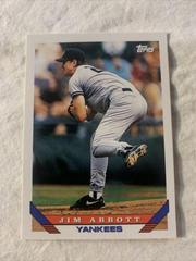 Jim Abbott #75T Baseball Cards 1993 Topps Traded Prices