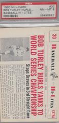 Bob Turley Hurls #30 Baseball Cards 1960 NU Card Baseball Hi Lites Prices