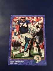 Chuck Klingbeil #117 Football Cards 1993 Collector's Edge Prices