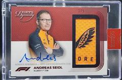 Andreas Seidl #DAP-ASI Racing Cards 2022 Topps Dynasty Formula 1 Autograph Patch Prices