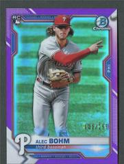 Alec Bohm [Fuchsia Refractor] #94 Baseball Cards 2021 Bowman Chrome Prices