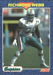 Richmond Webb Football Cards 1991 Score Young Superstars Prices