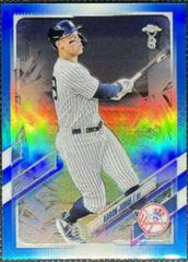 Aaron Judge [Blue Refractor] #99 Baseball Cards 2021 Topps Chrome Ben Baller Prices