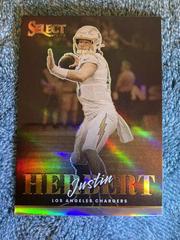 Justin Herbert #AS-5 Football Cards 2022 Panini Select Artistic Selections Prices