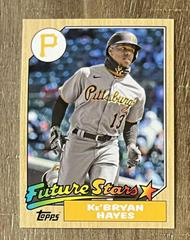 Ke'Bryan Hayes #87FS-9 Baseball Cards 2022 Topps Oversized 1987 Topps Future Stars Prices
