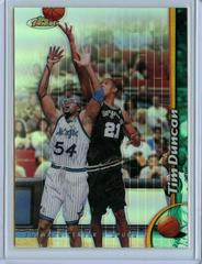 Tim Duncan [Refractor] Basketball Cards 1998 Finest Prices