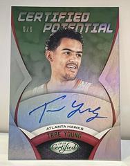 Trae Young [Green] Basketball Cards 2018 Panini Certified Rookie Roll Call Autographs Prices
