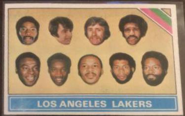 Los Angeles Lakers Checklist #212 Prices | 1975 Topps | Basketball Cards