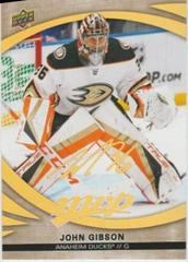 John Gibson [Super Script] Hockey Cards 2023 Upper Deck MVP Prices