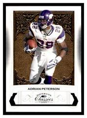 Adrian Peterson #54 Football Cards 2009 Panini Donruss Classics Prices