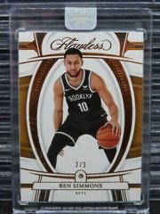 Ben Simmons [Bronze] #82 Basketball Cards 2021 Panini Flawless Prices