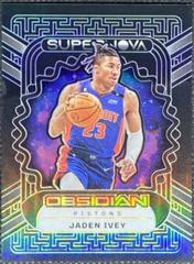 Jaden Ivey #9 Basketball Cards 2022 Panini Obsidian Supernova Prices