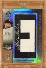 Joba Chamberlain [Letter Patch Autograph] #162 Baseball Cards 2007 SP Authentic Prices