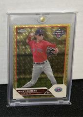 Mikey Romero [Foilfractor] #PD-45 Baseball Cards 2023 Topps Pro Debut Prices
