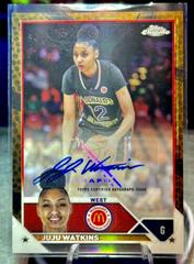 Juju Watkins [Orange Basketball] #CA-JWA Basketball Cards 2023 Topps Chrome McDonald's All American Autographs Prices