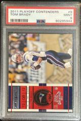 Tom Brady [Playoff Ticket] #9 Football Cards 2011 Playoff Contenders Prices